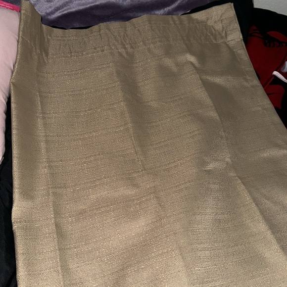 tan curtains (2pc) 63in - Picture 2 of 2
